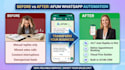 whatsapp automation, booking auto replies, and chatbot integration
