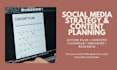 create a social media strategy and content plan