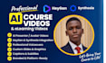 create ai course video elearning video using heygen and synthesia