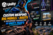create custom weapons, rig model, assets and implement character in unity mods