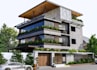 upgrade facade design,3d villa elevation, biophilic apartment, cgi image,3ds max