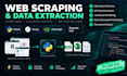 scrape websites, apps and extract structured data using python