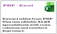 convert PDF to excel