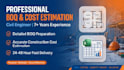 do takeoff, cost estimation and bill of quantity