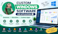 develop custom windows desktop software and exe application