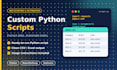 build a custom python script for web scraping and automation