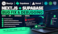 fix next js supabase bugs, debug web app crashes, API, auth and database errors