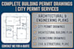 Do city permit drawings draw architectural building plan engineering ...