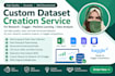 create custom datasets for research, machine learning and kaggle