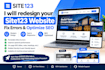 redesign site123 website, fix errors and optimize SEO
