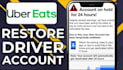 do uber reactivation, amazon flex reactivation, lyft reactivation, spark driver