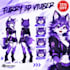 create a custom furry vrchat avatar, anime fursona avatar and protogen model
