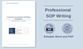 write clear professional sops and procedures