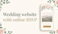 create a wedding website or special event website with rsvp