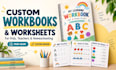 design custom workbooks and printable worksheets for kids
