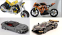 do 3d lego design, lego moc, 3d model with instruction
