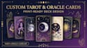 design print ready custom tarot and oracle cards for your deck