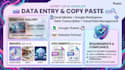 do accurate data entry and copy paste tasks