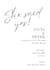 make clean and elegant invitations