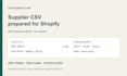 clean and prepare your supplier CSV for shopify import
