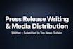 write a press release and submit it to news and media outlets