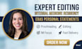 edit, proofread internal medicine residency application eras personal statements