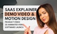 create animated saas website app demo video saas explainer promo video editing
