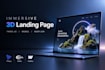 create an immersive and interactive 3d landing page with threejs webgl webflow