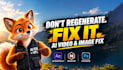fix ai video flaws, remove object, logo, artifacts and text