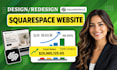 design redesign squarespace website beautiful modern squarespace website expert