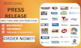write professional press release with PR writing and distribution