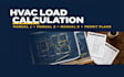 hvac load calculation, manual j, s and d design and permit plans