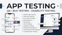 app testing website testing qa testing user testing usability testing