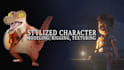 create stylized 3d characters, rigged, and textured