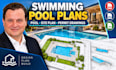 design swimming pool plans, pool site plans, layouts and permit drawings