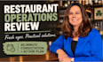 review your restaurant operations and create an action plan