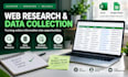 do web research and data collection