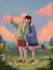 draw whimsical character art, book cover illustrations