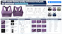 create factory ready activewear tech pack for sportswear manufacturing