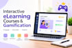 create interactive elearning courses, presentations and gamification