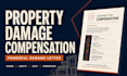 prepare a high impact property damage compensation demand