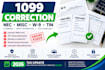 fix 1099 nec misc errors, prepare contractor forms and w9 compliance