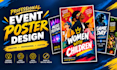 design a unique and eye catching custom poster