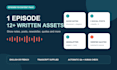 turn your podcast or video transcript into a complete content pack