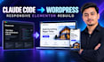 migrate claude code website to wordpress elementor with responsive design