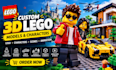 create custom 3d lego models, lego characters and animations