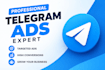 setup telegram search ads, telegram channel to appear on top telegram ads search