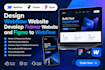 design webflow website develop framer website and figma to webflow