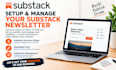 setup substack account substack newsletter post substack publication management