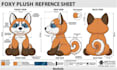 design custom plush reference sheet for character design, stuffed animal labubu